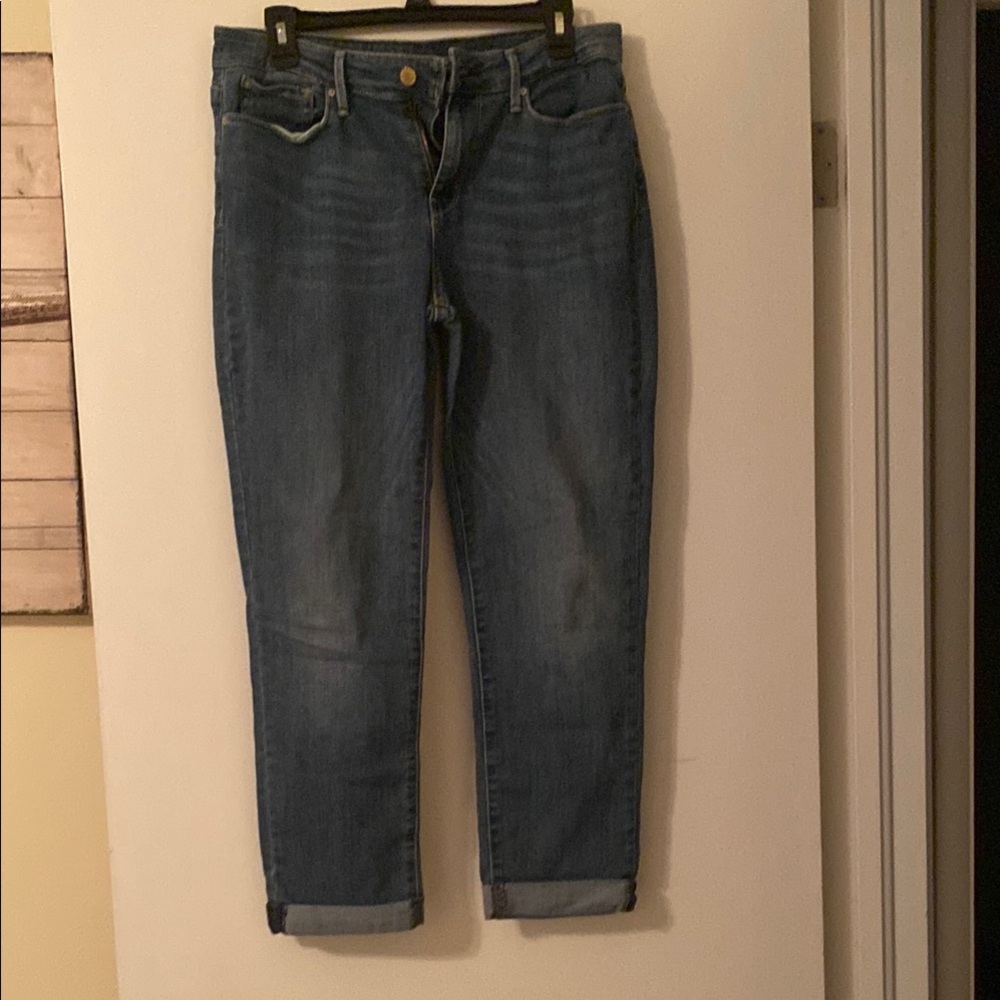 Levi's Blue Ankle Cropped Jeans Classic Style